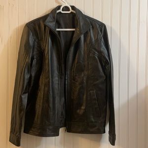 Leather jacket women small